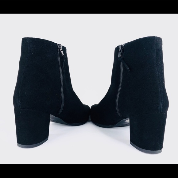 Stuart Weitzman Zepher Suede Ankle Bootie Boots - Picture 13 of 14